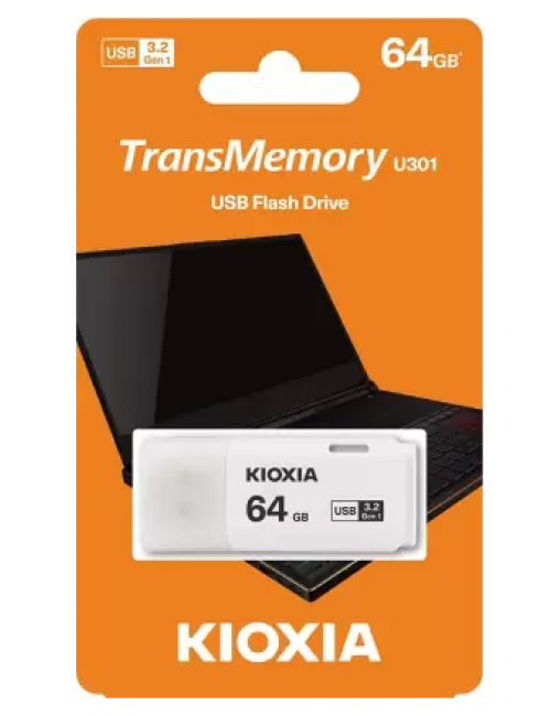 KIOXIA PENDRIVE 64GB 3.2 U301 PLASTIC