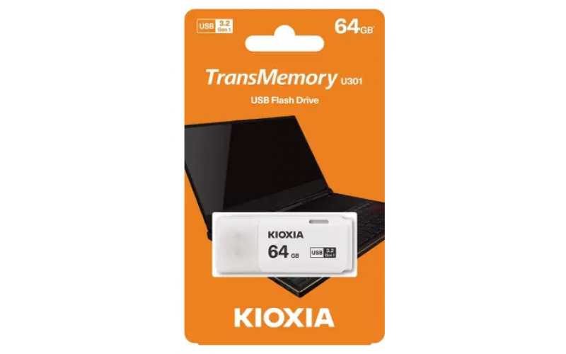 KIOXIA PENDRIVE 64GB 3.2 U301 PLASTIC