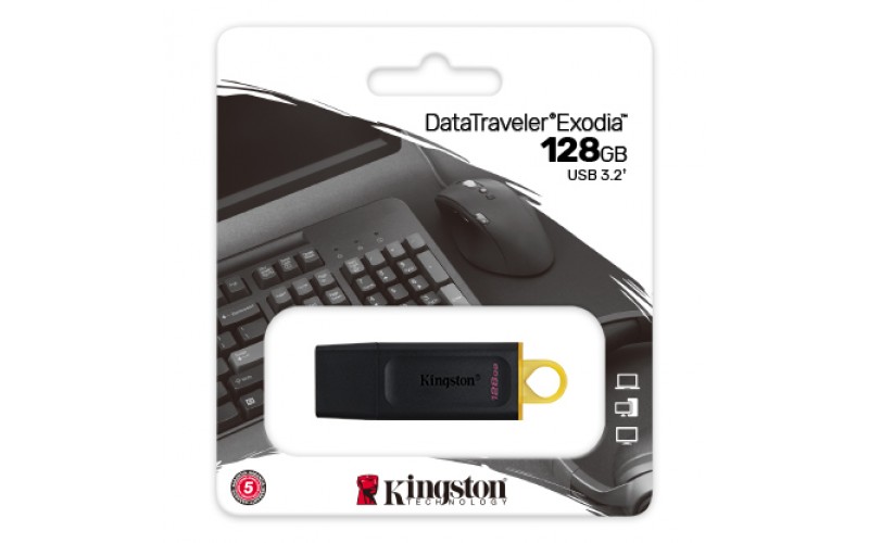 Kingston Pendrive 128GB 3.2 (DTX): High-Capacity and Fast Data