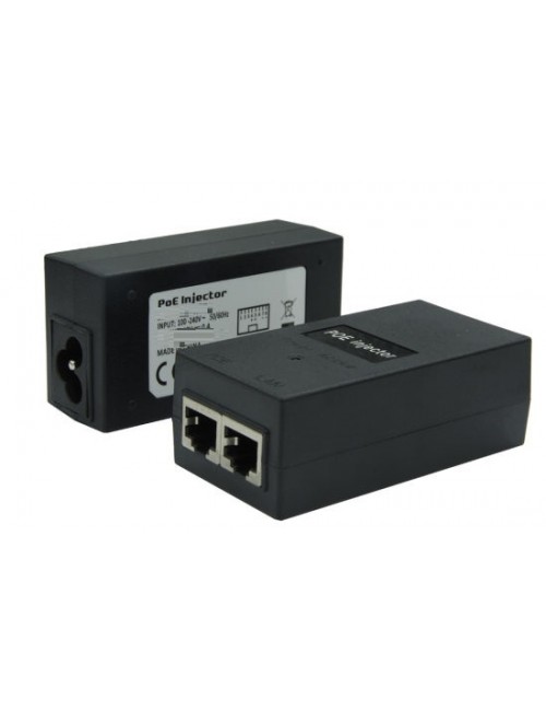 POE INJECTOR NORMAL 24V / 1A (WITHOUT POWER CABLE)