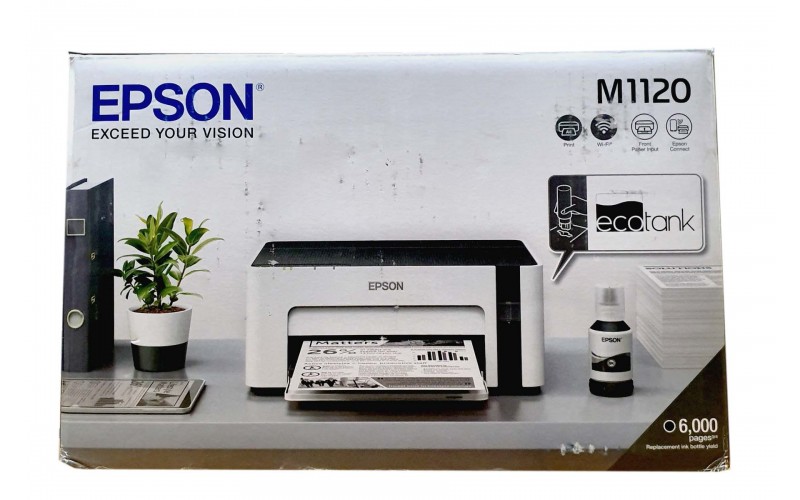 EPSON ECO TANK PRINTER MONOCHROME M1120 SINGLE FUNCTION (WIFI)