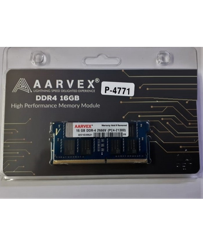AARVEX RAM 16GB DDR4 LAPTOP 2666 MHZ