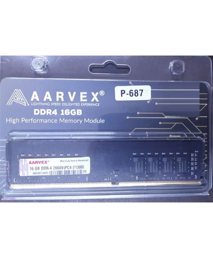 AARVEX RAM 16GB DDR4 DESKTOP 2666 MHz 