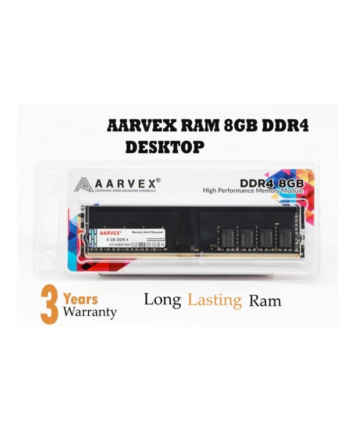 AARVEX DESKTOP RAM 8GB DDR4 2400 MHz