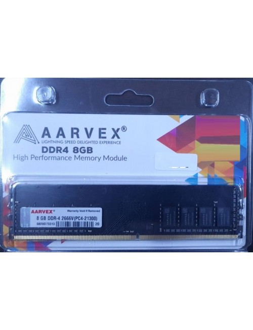 AARVEX DESKTOP RAM 8GB DDR4 2666 MHz (FOR INTEL MOTHERBOARD ONLY) 2R
