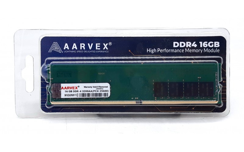 AARVEX DESKTOP RAM 16GB DDR4 3200 MHz