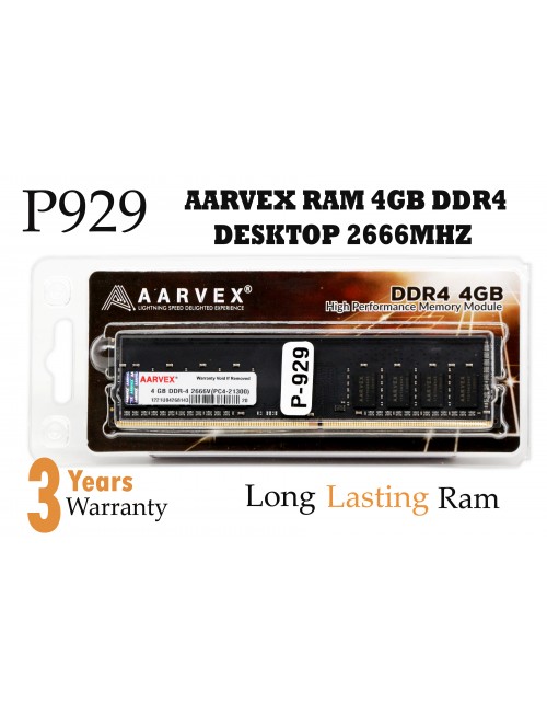 AARVEX DESKTOP RAM 4GB DDR4 2666 Mhz