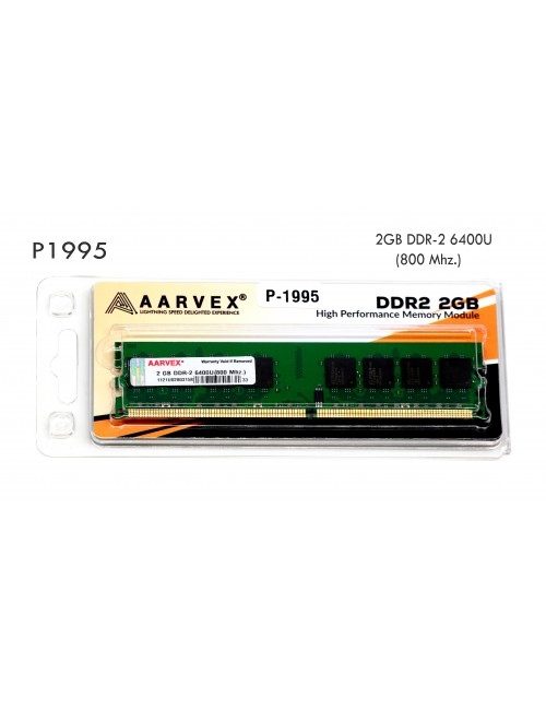AARVEX DESKTOP RAM 2GB DDR2 800 MHz (BIG PCB)