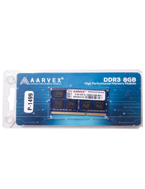 AARVEX LAPTOP RAM 8GB DDR3 1600MHZ
