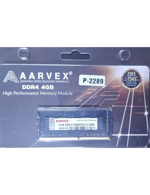 AARVEX LAPTOP RAM 4GB DDR4 2666 MHZ