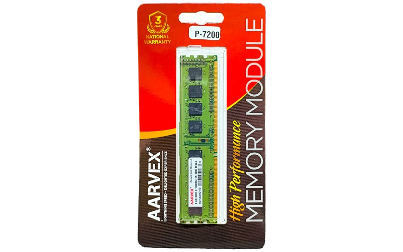 AARVEX DESKTOP RAM 4GB DDR3 1600MHZ 1R (8 CHIP) (FOR 61 & 81 ONLY)