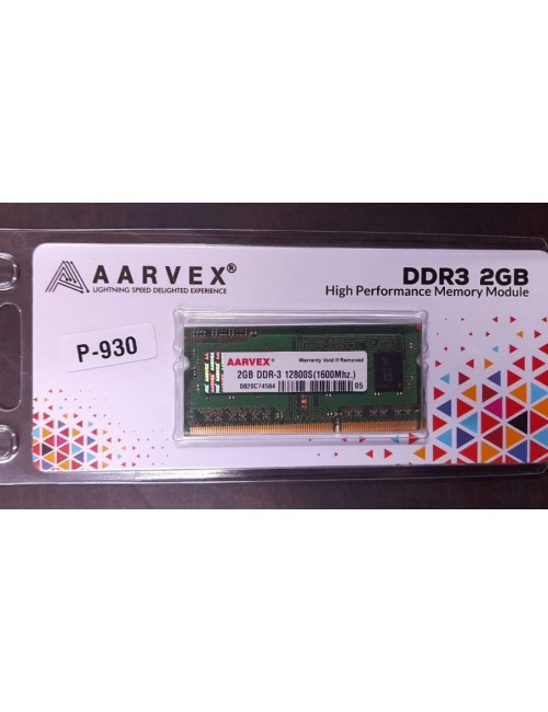 AARVEX LAPTOP RAM 2GB DDR3 1600 MHz