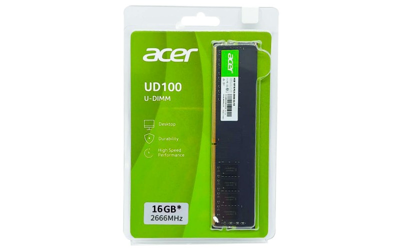 ACER DESKTOP RAM 16GB DDR4 2666 MHz UD100
