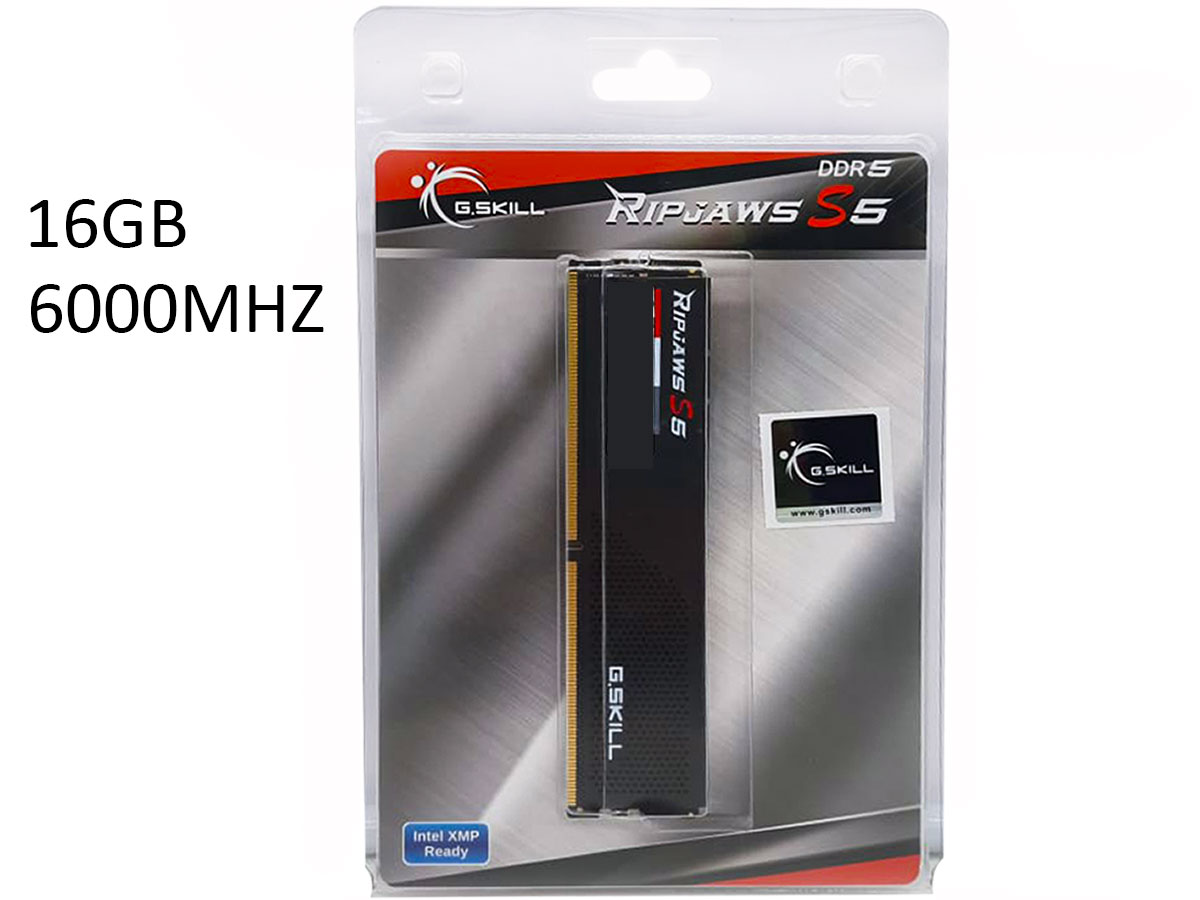 GSKILL DESKTOP RAM 16GB DDR5 6000 MHZ RIPJAWS S5