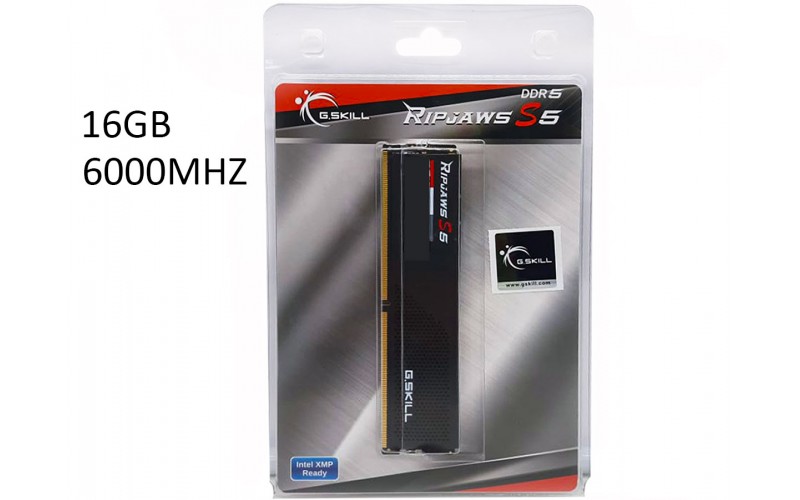 GSKILL DESKTOP RAM 16GB DDR5 6000 MHZ (RIPJAWS s5)