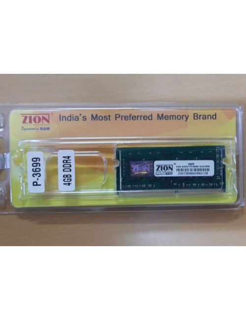 ZION LAPTOP RAM 4GB DDR4 2666 MHZ