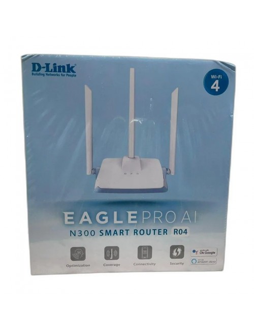 DLINK WIRELESS ROUTER SMART GIGA R04 (EAGLE PRO AI) 300 MBPS
