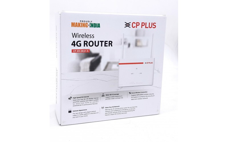 CPPLUS SIM ROUTER 4G WIFI WIRELESS (XRDE21S)