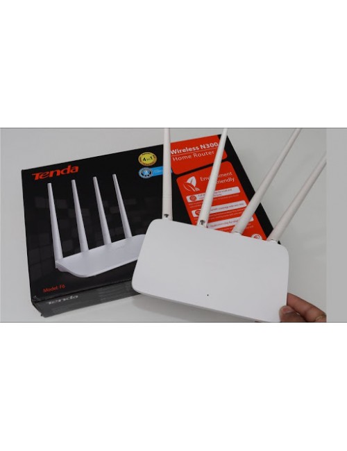 TENDA WIRELESS ROUTER (F6) 300 MBPS
