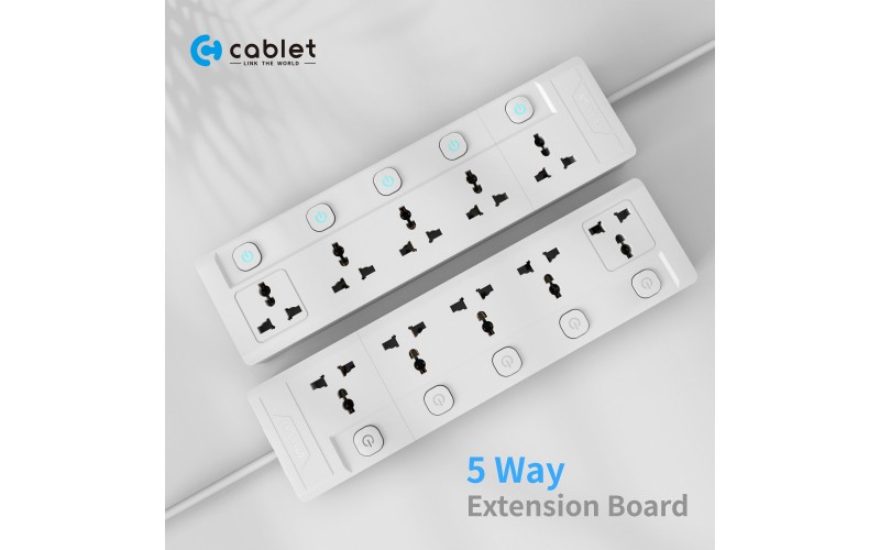 CABLET SPIKE 5 SOCKET 5 SWITCH 4.5M