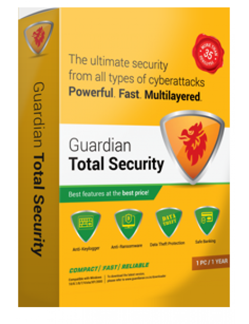 GUARDIAN TOTAL SECURITY  1 USER 1 YEAR