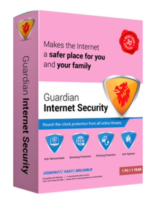 GUARDIAN INTERNET SECURITY  1 USER 1 YEAR