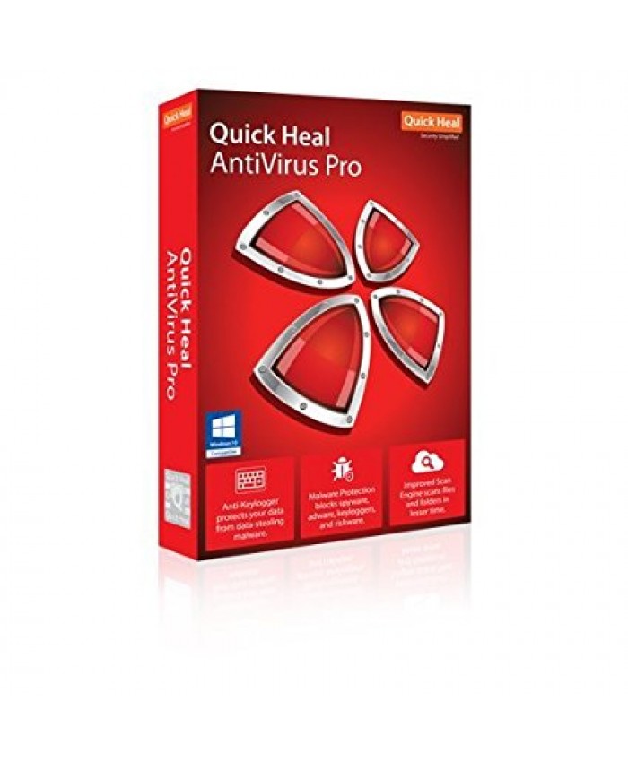QUICK HEAL ANTIVIRUS PRO LR3 (3 USERS 1 YEAR) QHAPLR3