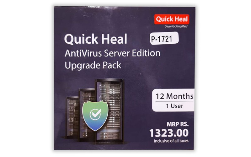 QUICK HEAL SERVER RENEWAL 1 USER 1 YEAR QHSRER1UP