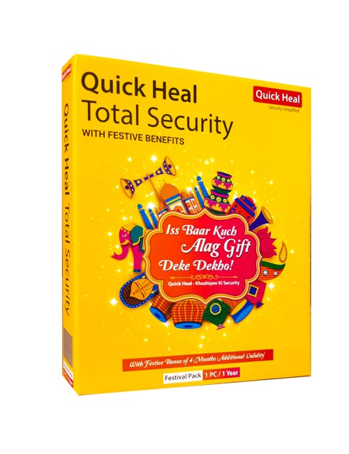 QUICK HEAL TOTAL SECURITY TR1 (1 USER 1 YEAR)