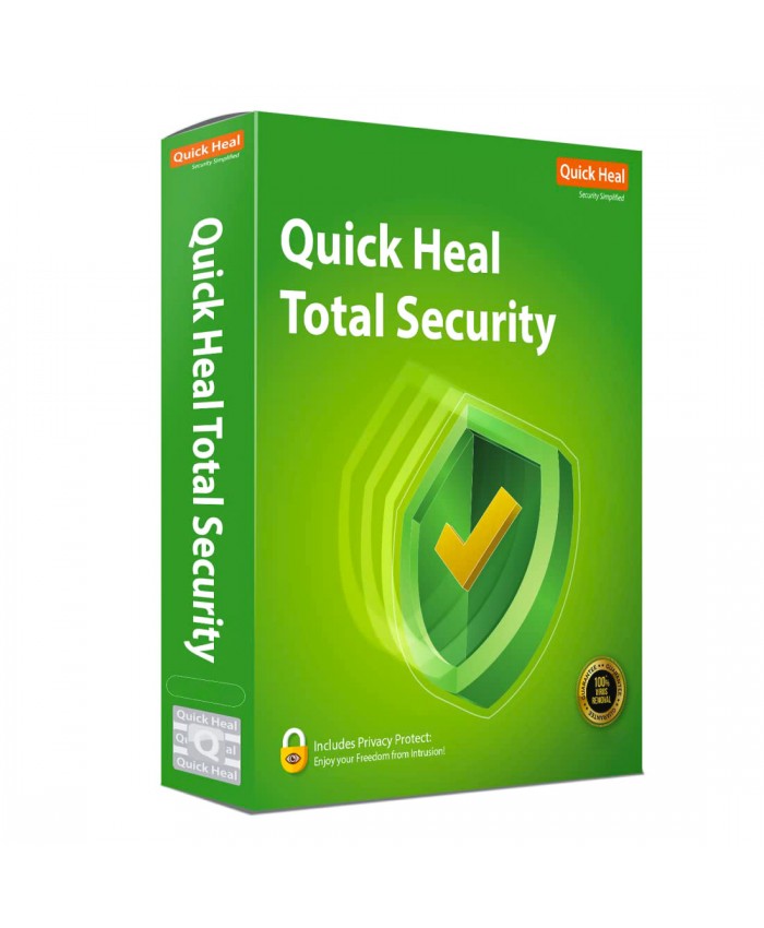 QUICK HEAL TOTAL SECURITY TS5 (5 USERS 3 YEARS) QHTSTS5