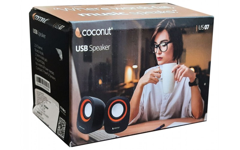 COCONUT AUX SPEAKER 2.0 (USB POWERED) US07