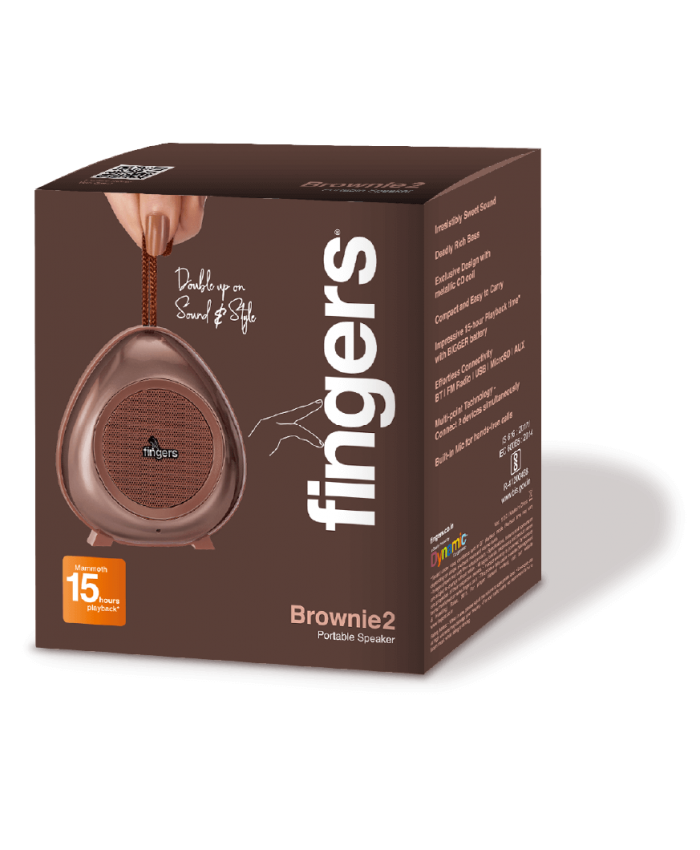 fingers brownie speaker