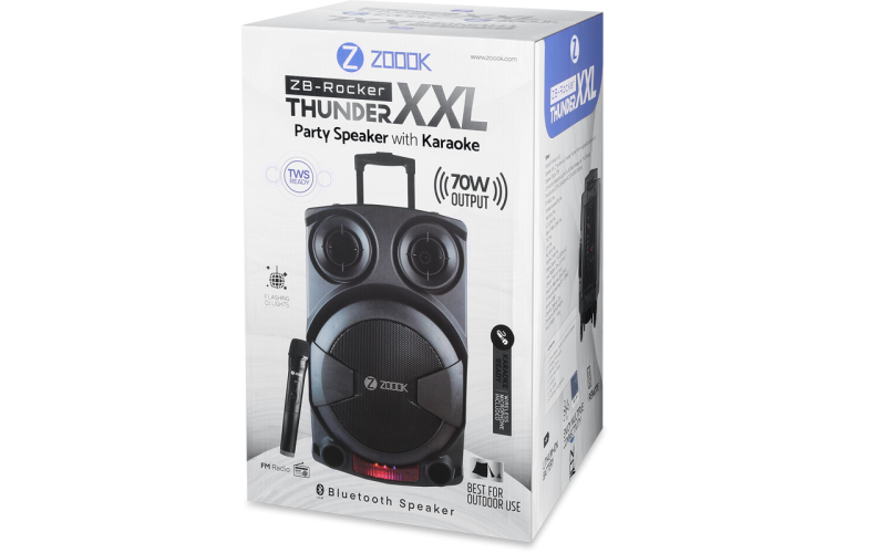 ZOOOK BLUETOOTH SPEAKER 1.0 (ROCKER THUNDER XXL)