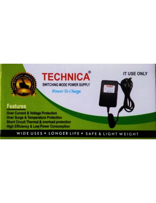 TECHNICA ADAPTER 12V/1A (1 YEAR)