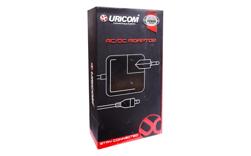 URICOM DVR CCTV ADAPTER 12V/3A 4 PIN 40W (POWER CABLE NOT INCLUDED)