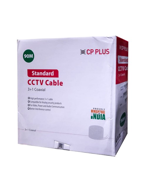 CCTV CABLE 3+1 CPPLUS (90 METRE)