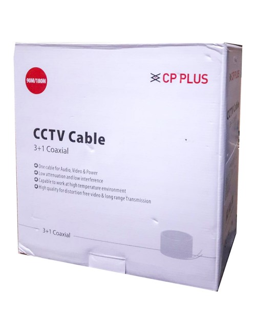 CCTV CABLE 3+1 CPPLUS (180 METRE)