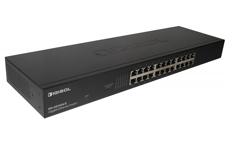 DIGISOL DESKTOP SWITCH 24 PORT (DG GS1024E) GIGABIT UNMANAGED