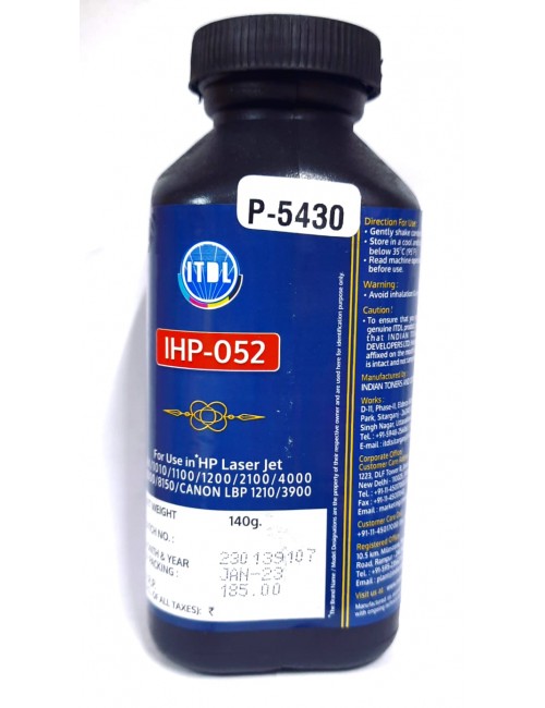 ITDL LASER TONER POWDER FOR HP 12A | CANON IHP052 140GM