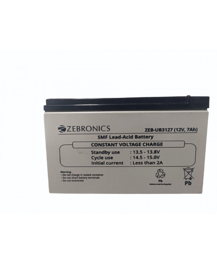 ZEBRONICS UPS BATTERY 7.2AH (UB3127)