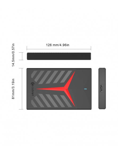 CABLET SSD SATA CASING 2.5" 3.0 HD2533 U3