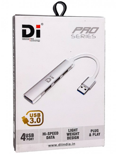 DI USB HUB 4 PORT 3.0 (METAL)