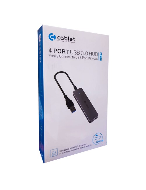 CABLET USB HUB 4 PORT 3.0 (HB403)