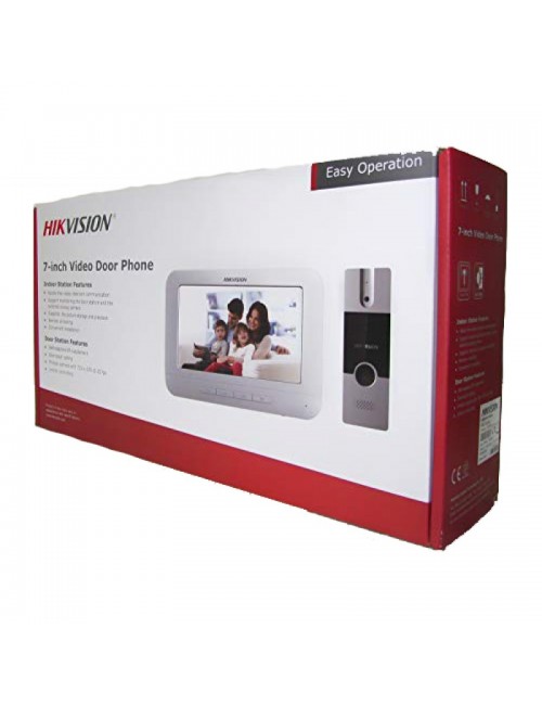 HIKVISION VIDEO DOOR PHONE WITH 7" LCD SCREEN DSKIS204T (WITH MEMORY)