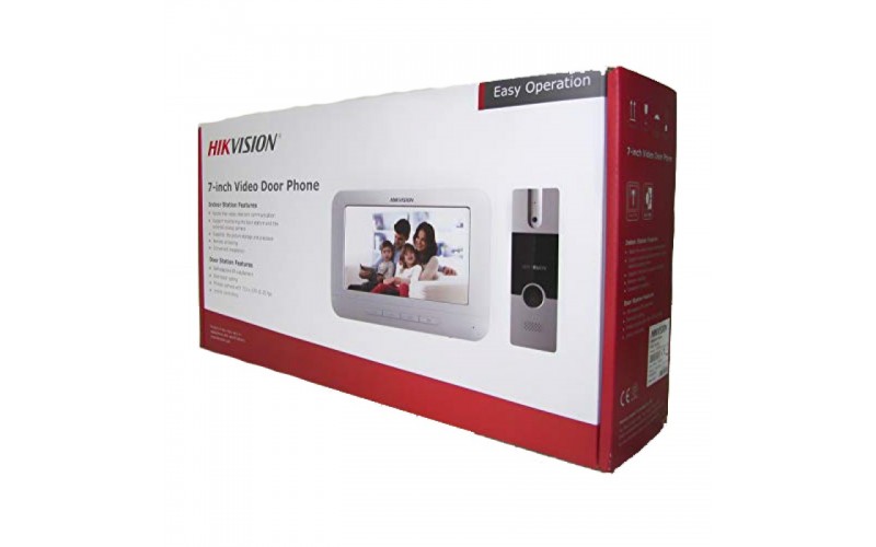 HIKVISION VIDEO DOOR PHONE WITH 7" LCD SCREEN DSKIS204T (WITH MEMORY)