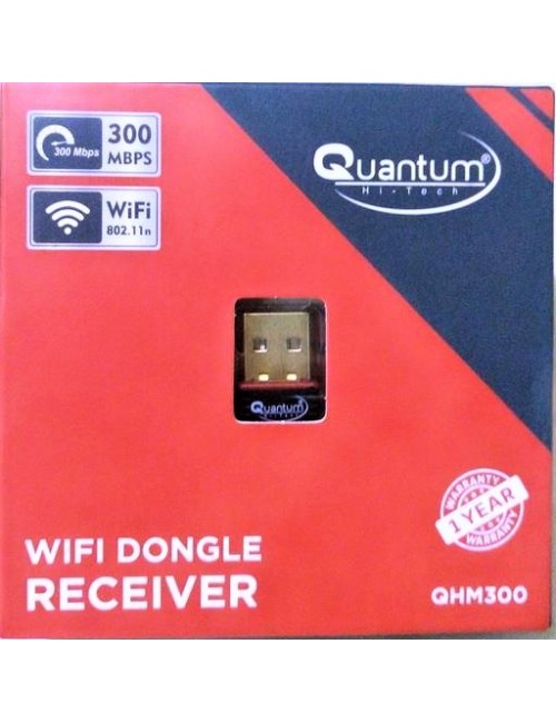 QUANTUM USB WIFI ADAPTER 300 MBPS (1 YEAR)