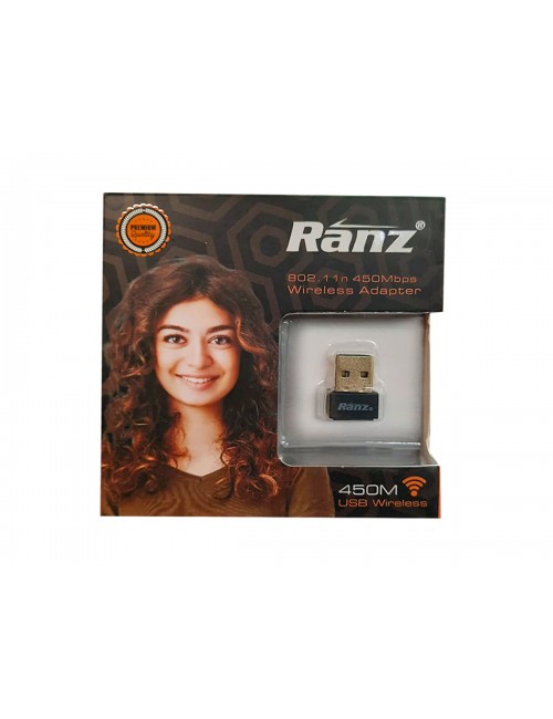 RANZ USB WIFI ADAPTER 450MBPS GOLD