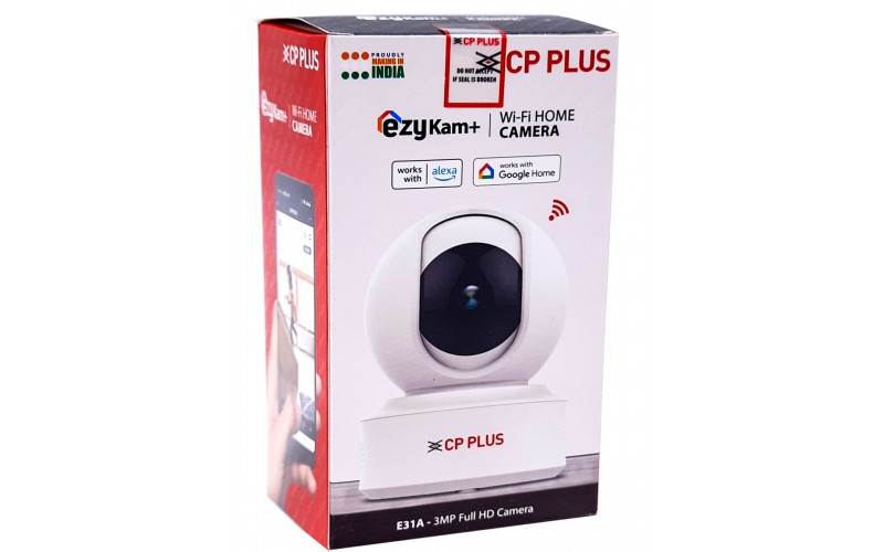 CPPLUS 3MP IP WIFI DOME CAMERA WITH LAN PORT (CP E31A)