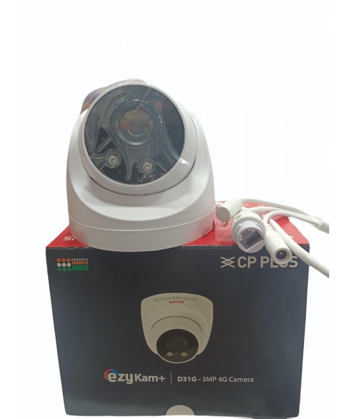 CPPLUS 3MP DOME CAMERA WITH NIGHT COLOUR WITH 4G SIM SUPPORT