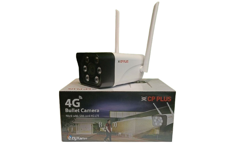 CPPLUS 3MP IP BULLET COLOR CAMERA WITH 4G SIM SUPPORTED V32G